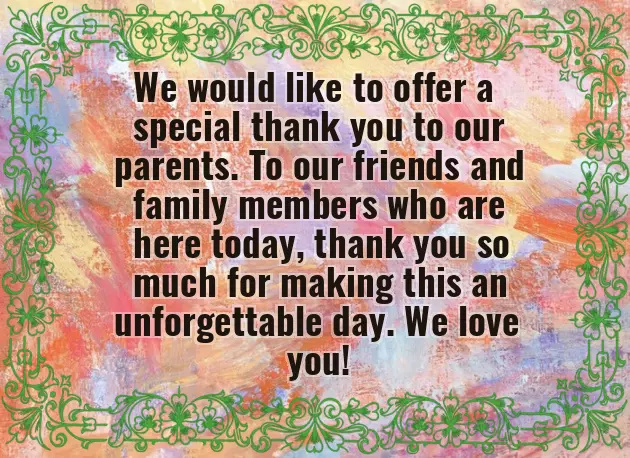 Wedding Appreciation Quotes Wedding Appreciation Quotes