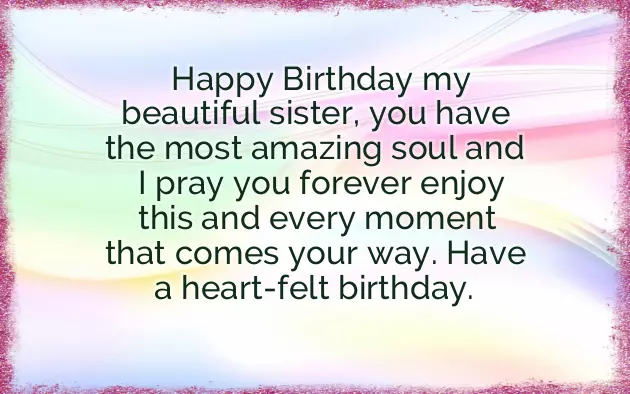 Happy Birthday Wishes From Sister To Brother