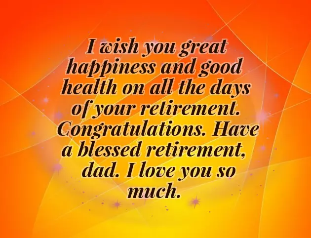 Retirement Wishes For Employee