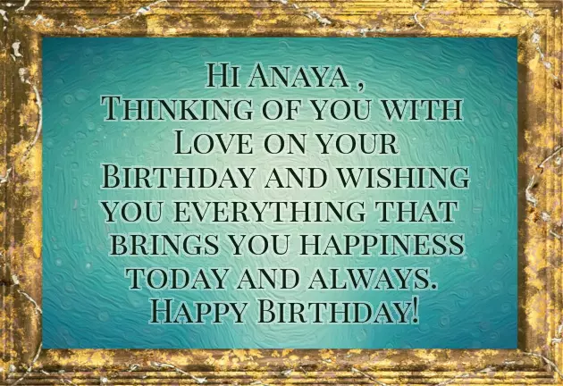 Happy Birthday Annaya Wishes Happy Birthday Annaya Wishes