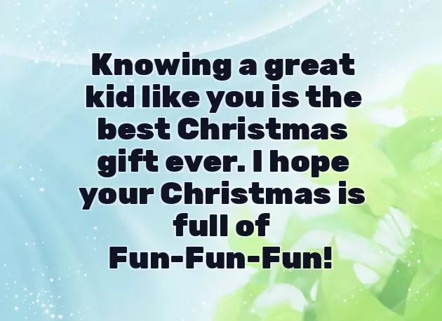 Christmas Wishes For Kids