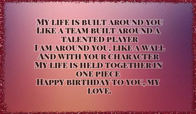 Birthday Poem For Wife From Husband Birthday Poem For Wife From Husband