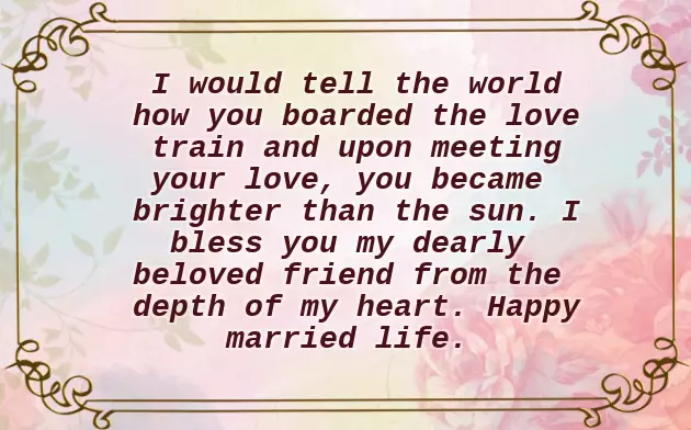 Married Life Congratulations Married Life Congratulations