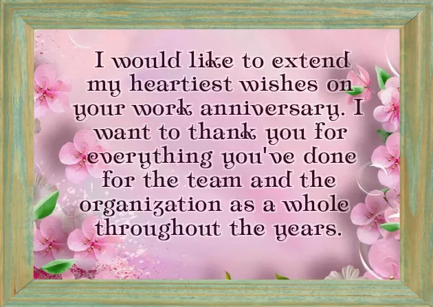 Wish You Many Many Happy Anniversary