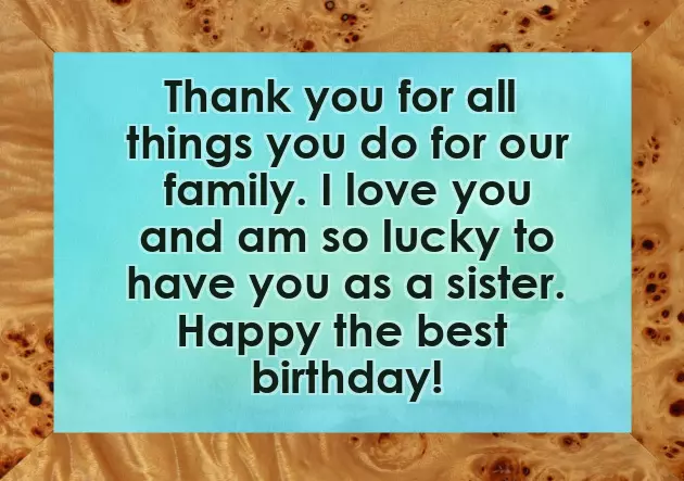 Birthday Wishes To My Wife Sister