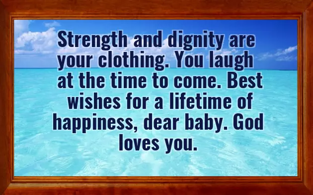 Religious Baby Shower Wishes