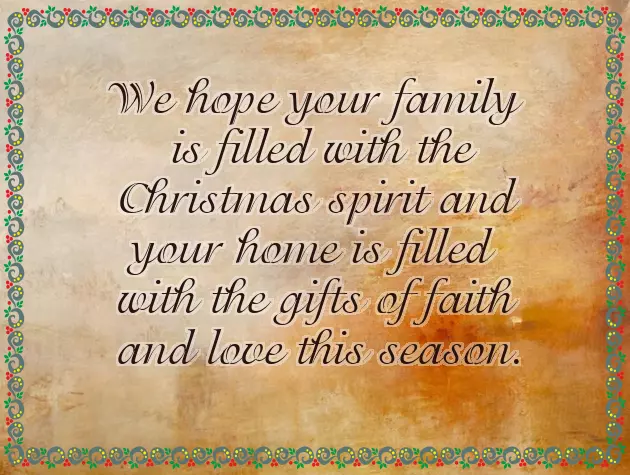 Christmas Greetings From Our Family To Yours Christmas Greetings From Our Family To Yours