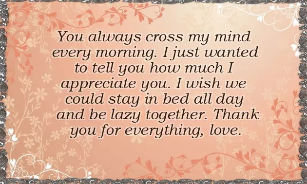Sweet Morning Message For Him Sweet Morning Message For Him