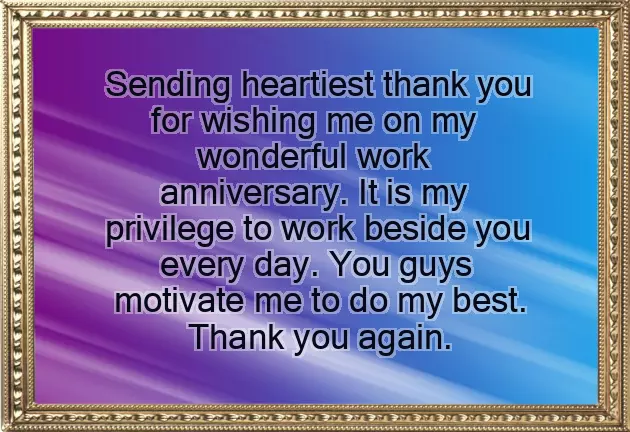 15 Year Work Anniversary Congratulations