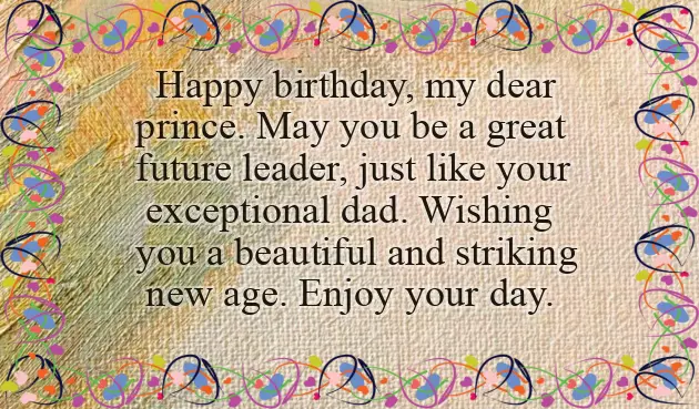 Happy Birthday To My Boss Son Happy Birthday To My Boss Son