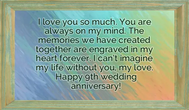 9 Years Wedding Anniversary Wishes For Husband 9 Years Wedding Anniversary Wishes For Husband