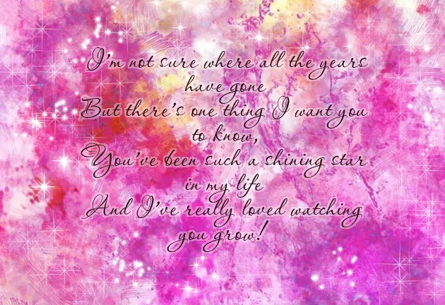 Poem For Niece From Aunt