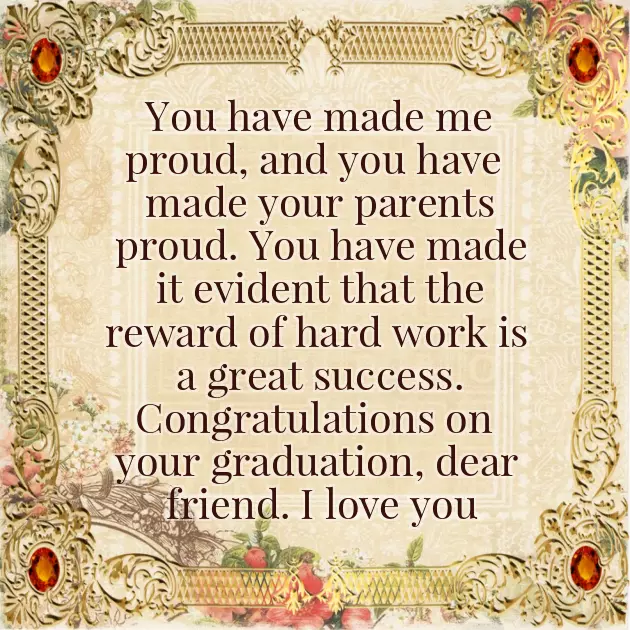 Congratulations Best Friend Graduation