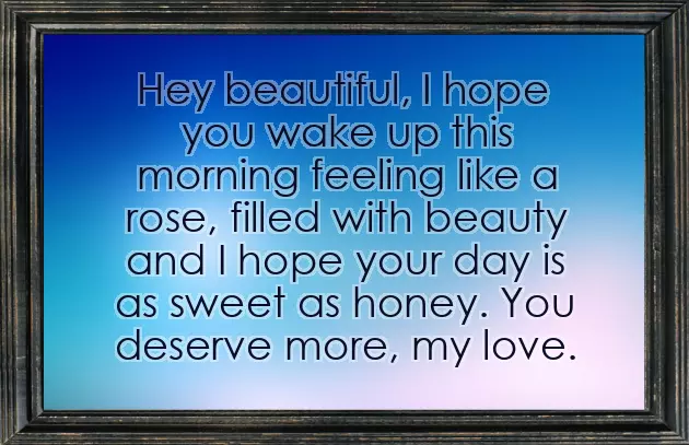 Good Morning Simple Message Good Morning Simple Message