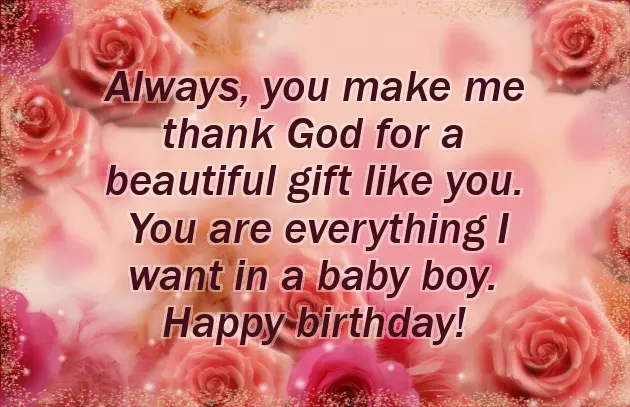 Baby Boy 1St Birthday Wishes Baby Boy 1St Birthday Wishes