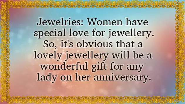 Wedding Anniversary Gifts For Her