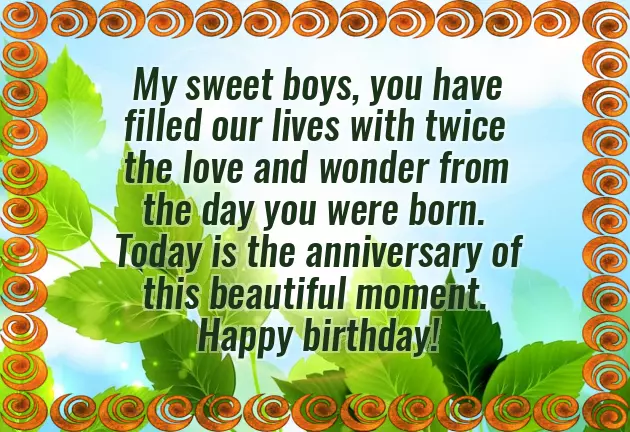 Congratulations For Twins Baby Born