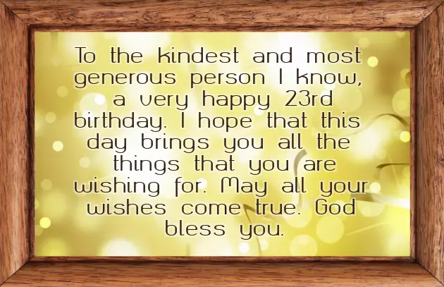Birthday Wishes For 23 Year Old Daughter