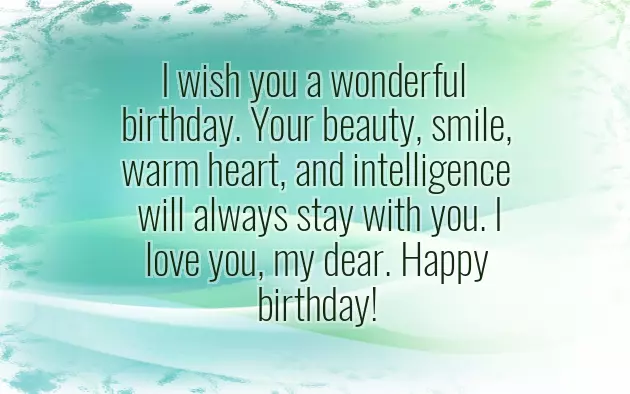 Congratulations For A Birthday