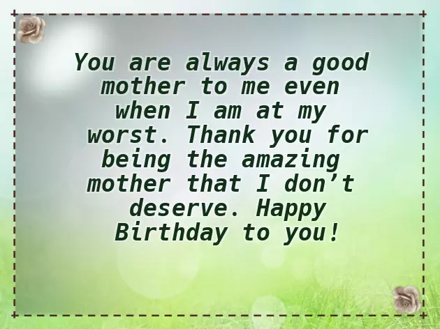 Birthday Wishes My Mom