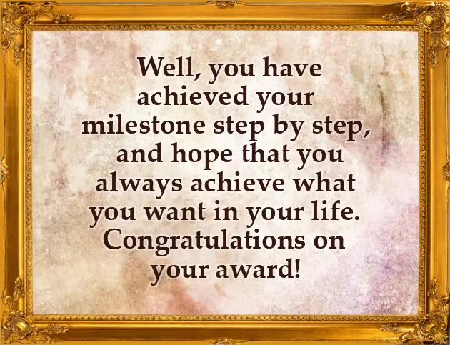 Congratulations On Your Achievement Quotes