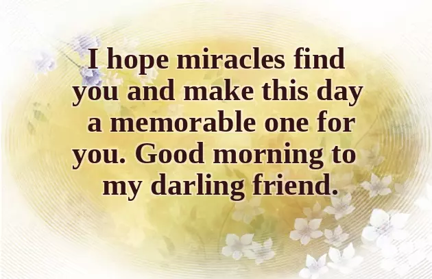 Special Morning Greetings Special Morning Greetings