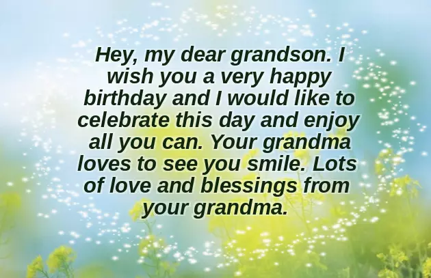 Happy Birthday To Grandson Wishes Happy Birthday To Grandson Wishes