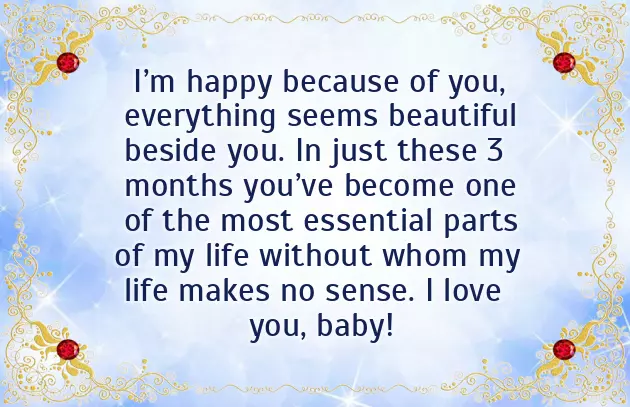 3 Month Anniversary Quotes 3 Month Anniversary Quotes