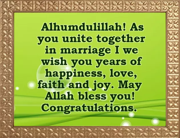 Congratulations Message For Getting Married