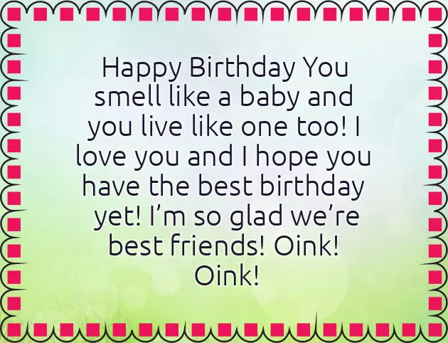 Big Birthday Wishes For Best Friend Girl