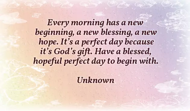 Sunday Morning Spiritual Greetings