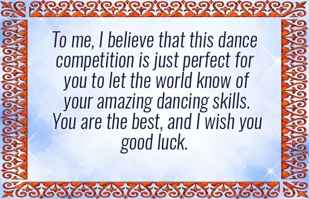 Congratulations On Your Performance Congratulations On Your Performance