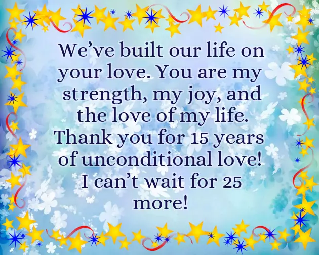 15Th Anniversary Quotes 15Th Anniversary Quotes