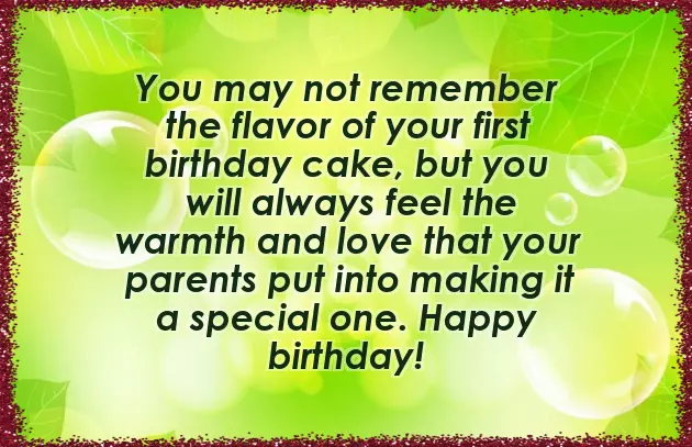 1St Birthday Wishes Quotes For Baby Girl