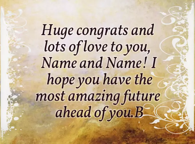 Congratulations To You And Your Family