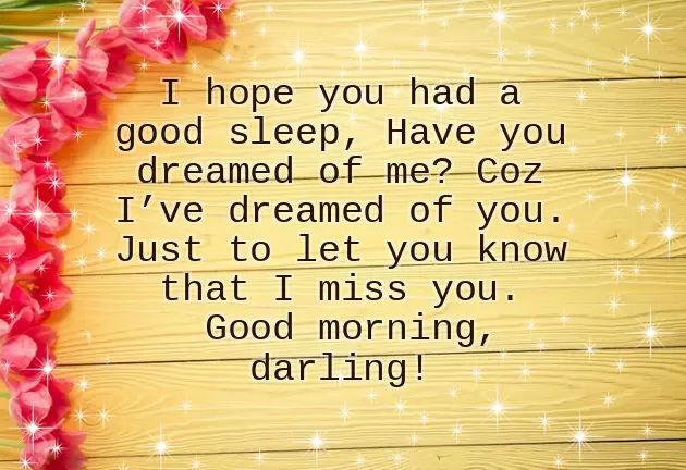 Good Morning Greeting For Him