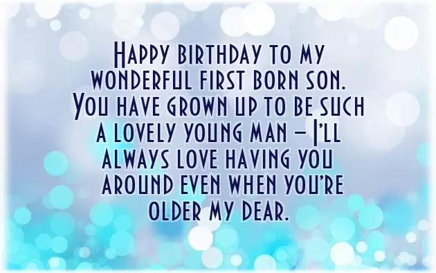 First Birthday Words For Son First Birthday Words For Son