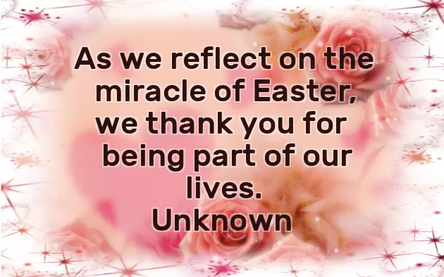 Special Easter Message Special Easter Message