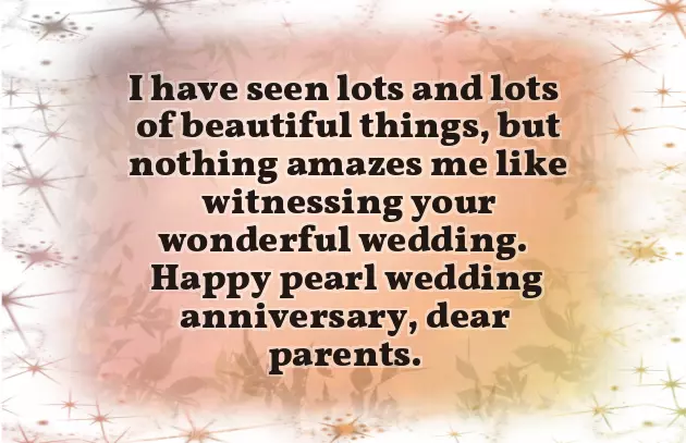 Pearl Wedding Anniversary Pearl Wedding Anniversary
