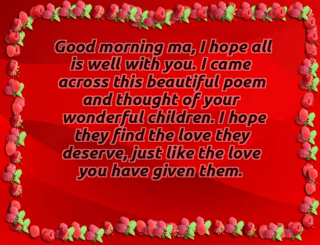 Good Morning Message From Daughter To Mother Good Morning Message From Daughter To Mother