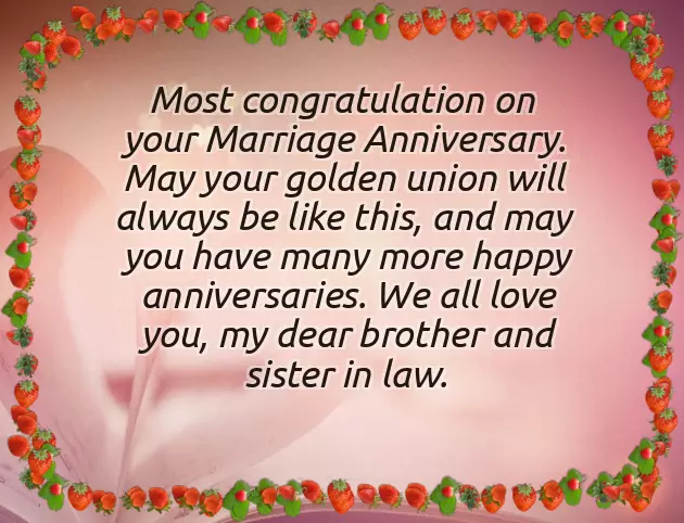 Wedding Anniversary Wishes For Brother In Law Wedding Anniversary Wishes For Brother In Law