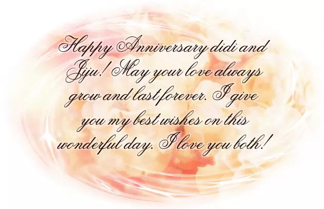Anniversary Wish For Di And Jiju Anniversary Wish For Di And Jiju