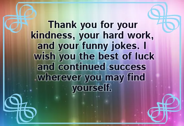 Best Wishes For Colleague