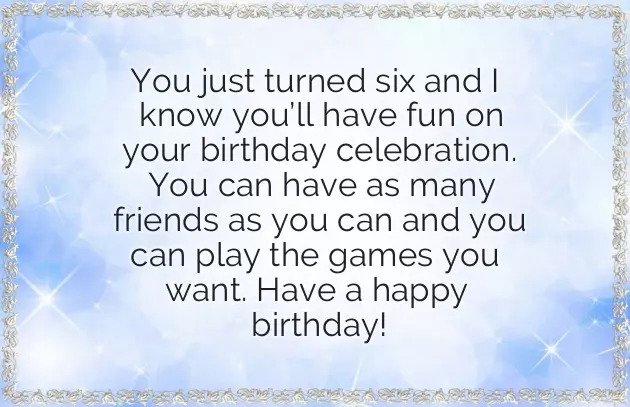 Happy 6Th Birthday To My Son