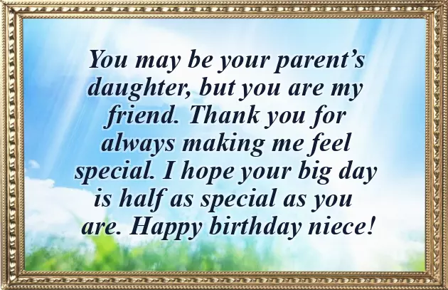 Bday Msg For Niece