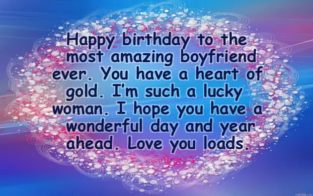 Cute Boyfriend Birthday Wishes