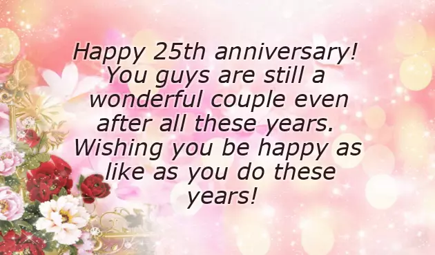 Happy Anniversary 25Th Mom Dad