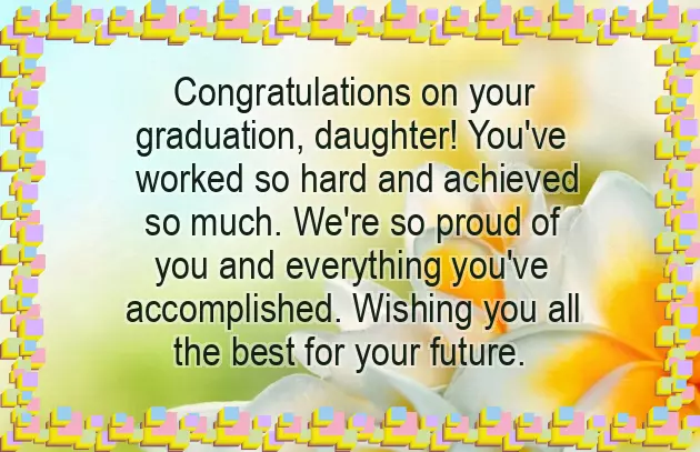 Congratulations On Daughter
