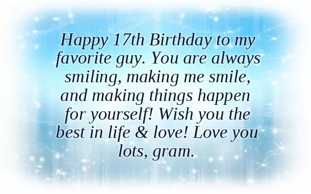 Happy 17Th Birthday To My Grandson Happy 17Th Birthday To My Grandson