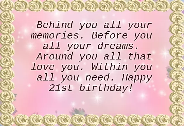 21St Birthday Wishes For My Brother